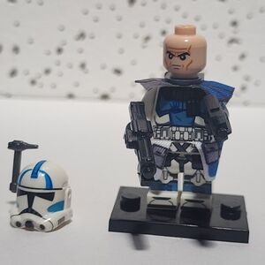 custom lego Star Wars Clone Arc Trooper Fives Jesse Based Blue Marking